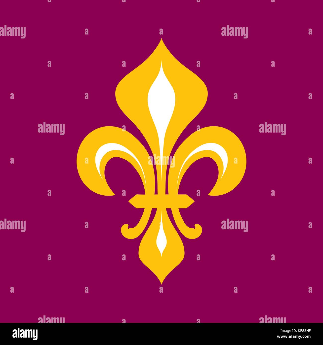 Fleurdelys (flower de luce), Royal heraldic Lily. The symbol of Royal