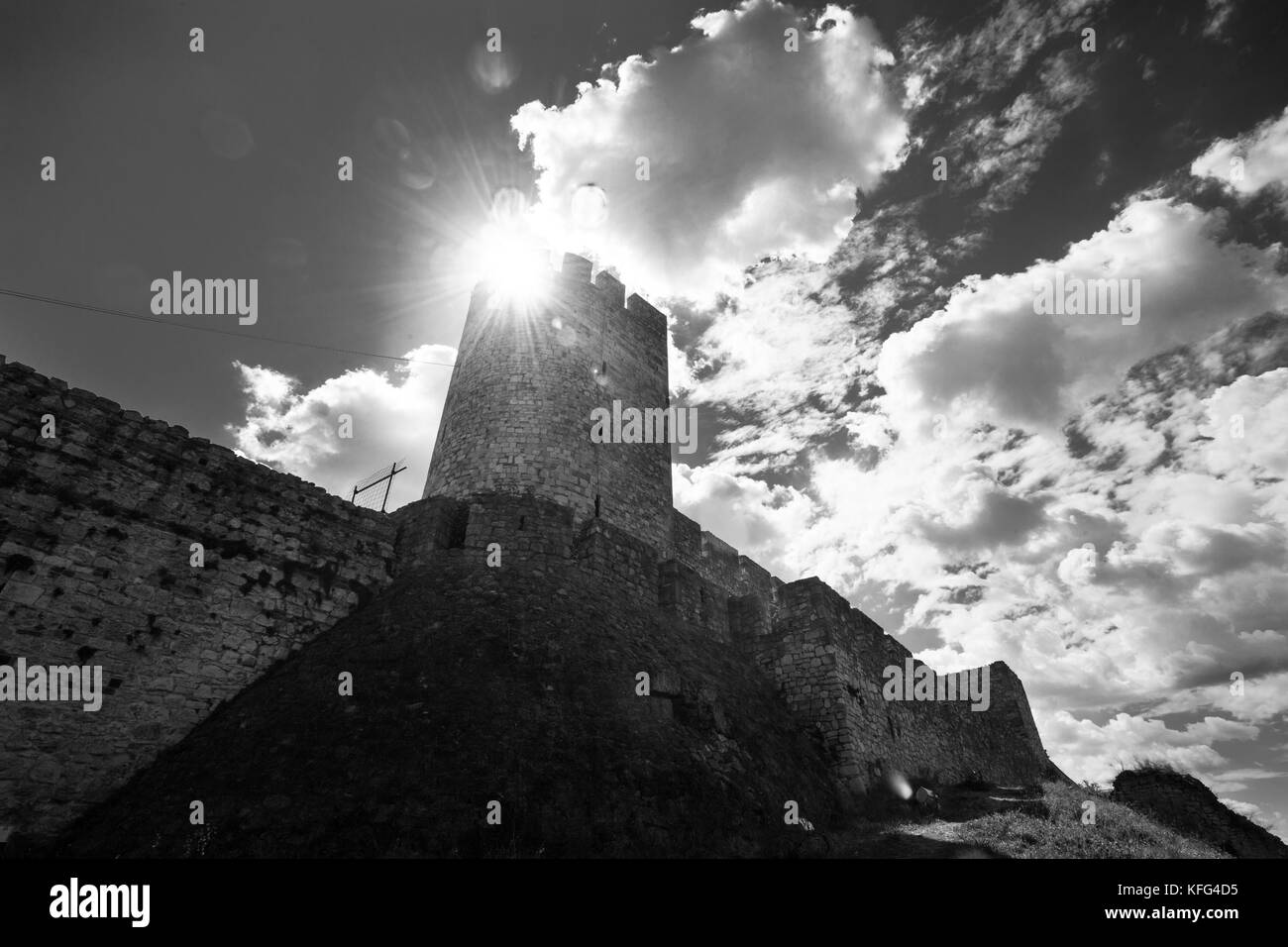 Castellan’s (Observatory) Tower, Kalemegdan Fortress, Belgrade, Serbia Stock Photo
