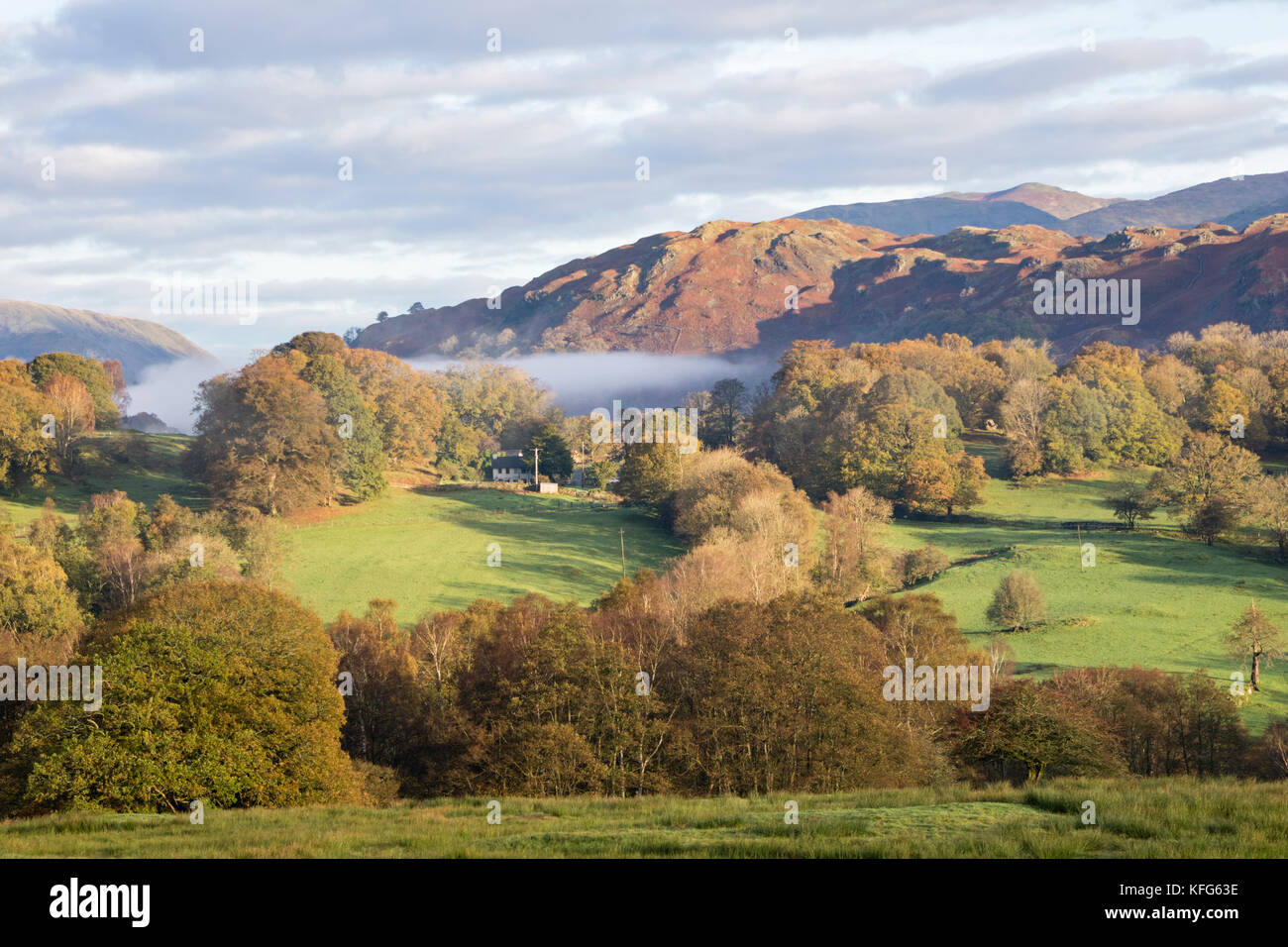 Early autumn in the Lake District National Park, Cumbria, England, UK Stock Photo