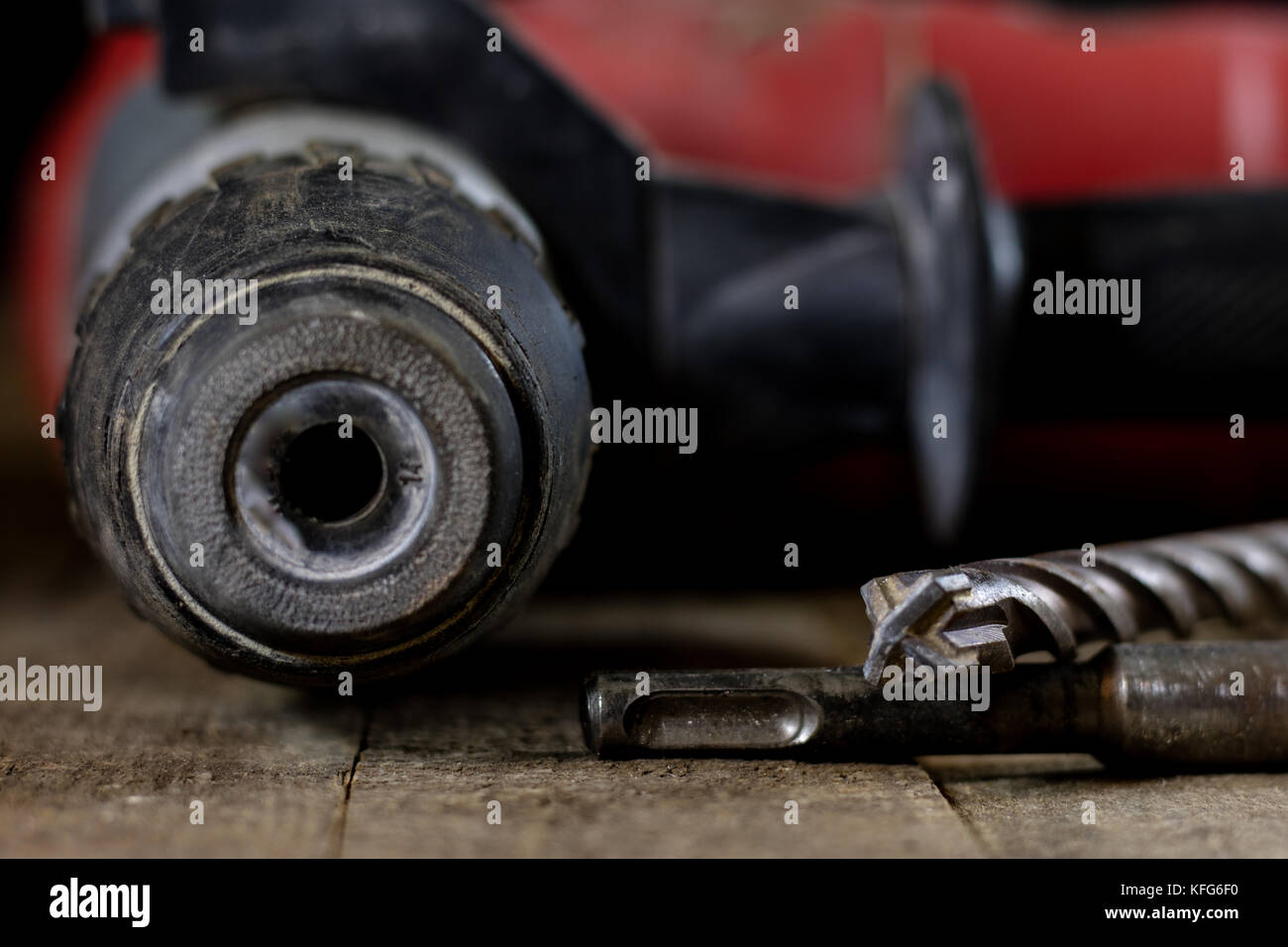 Impact drill, concrete drill Stock Photo Alamy