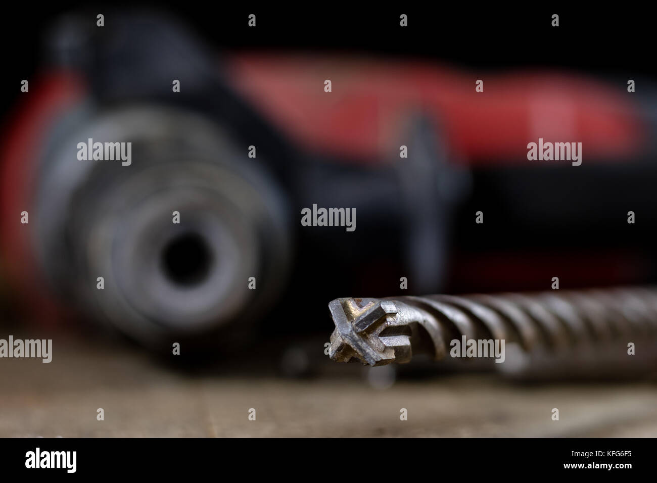 Impact drill, concrete drill Stock Photo Alamy