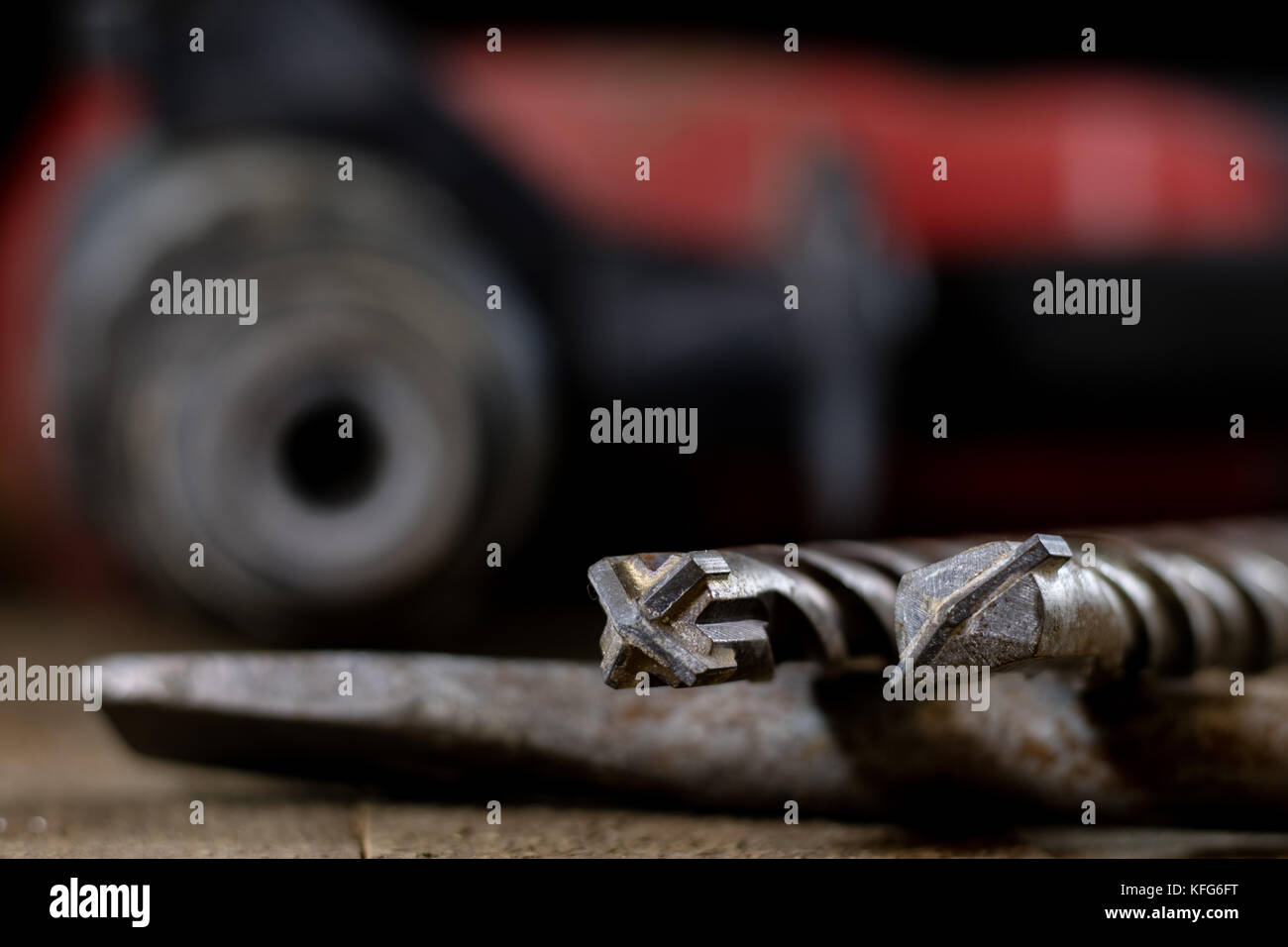 Impact drill, concrete drill Stock Photo Alamy