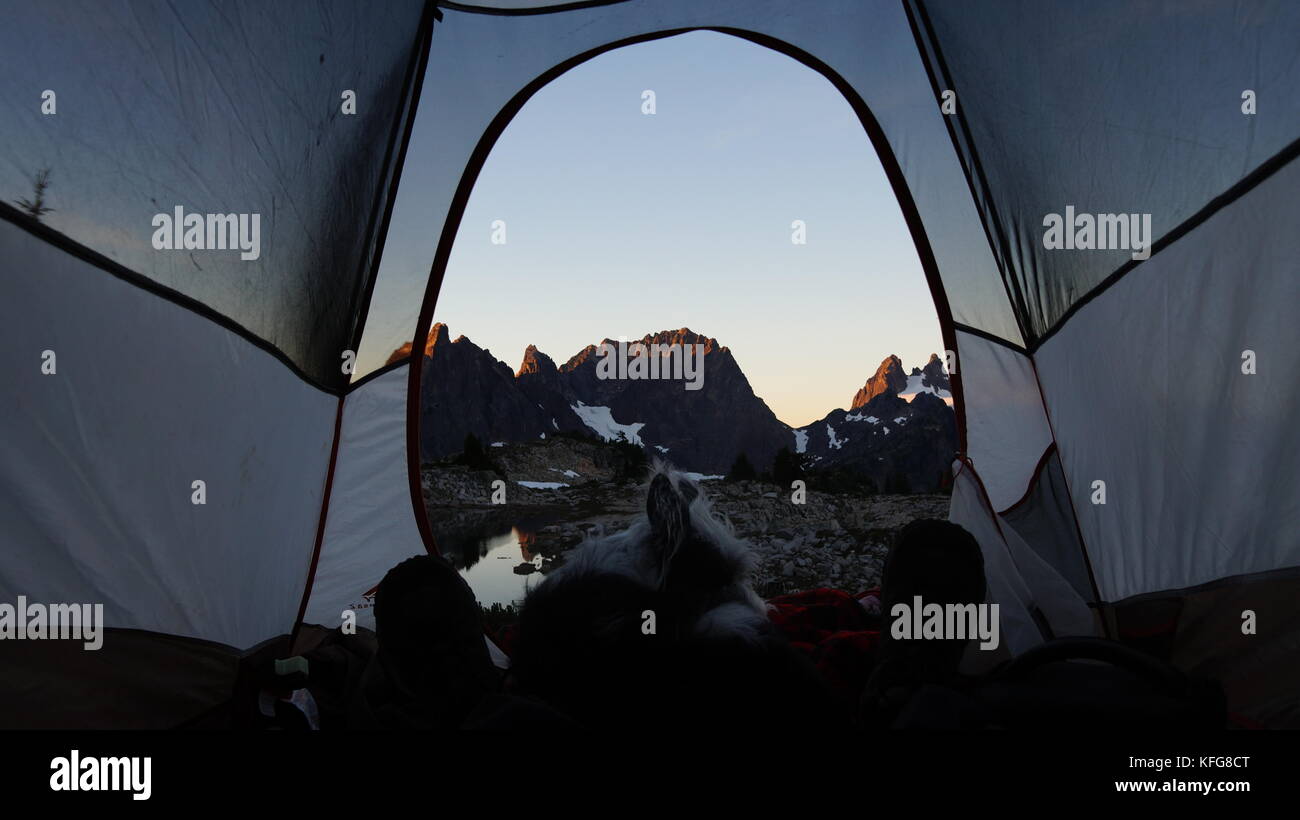 Hiking in the Pacific Northwest, Washington State Stock Photo - Alamy
