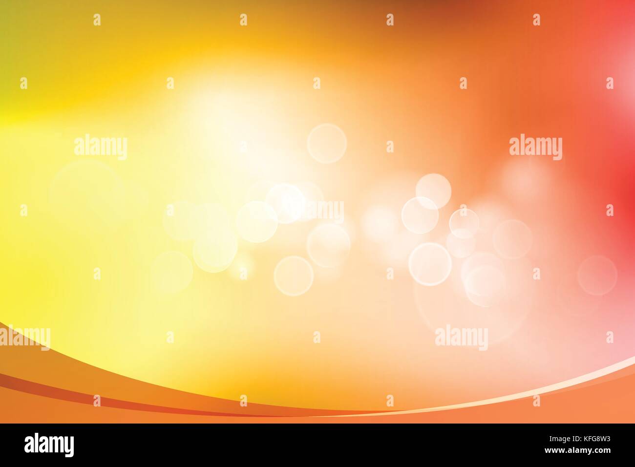 Orange bokeh abstract light background Stock Vector Image & Art - Alamy