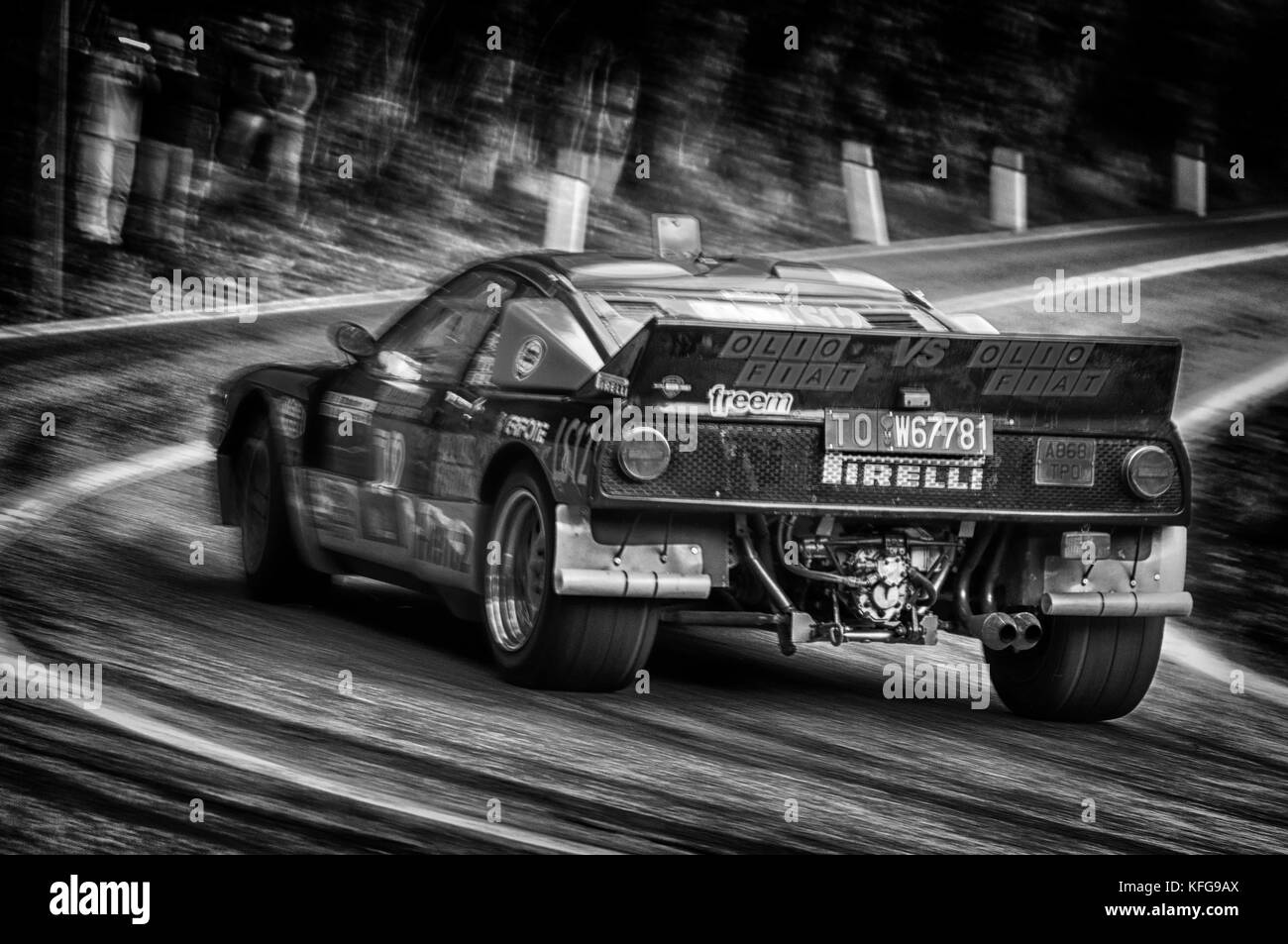 SAN MARINO, SAN MARINO OTT 21 LANCIA 037 old racing car rally THE