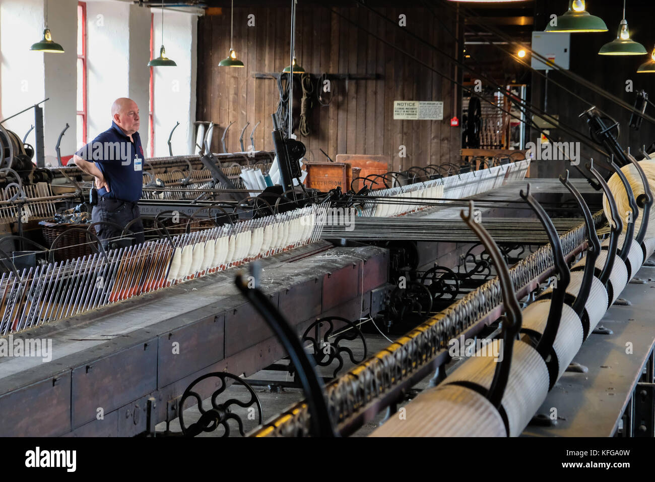 Textile Machinery at Leeds Industrial Museum, Armley Mills, West