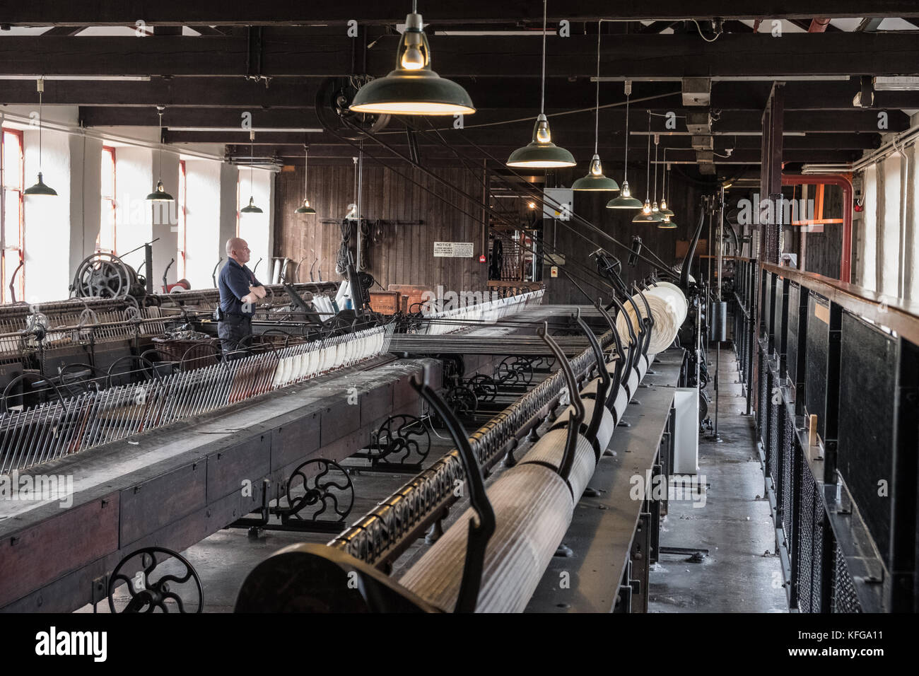 Textile Machinery at Leeds Industrial Museum, Armley Mills, West