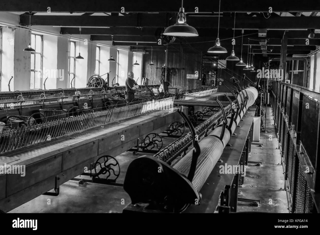 Textile Machinery at Leeds Industrial Museum, Armley Mills, West ...