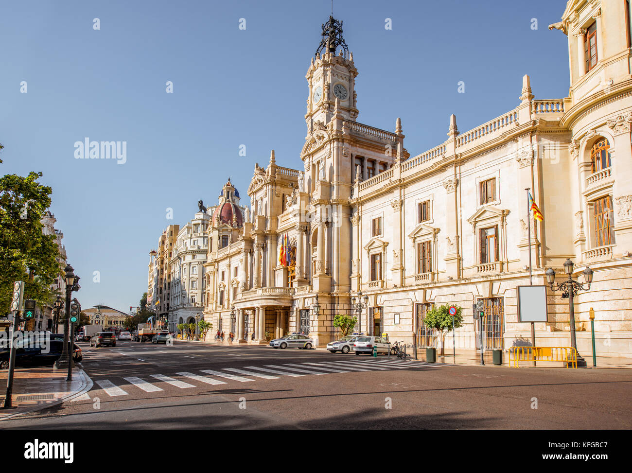 Valencia city in Spain Stock Photo