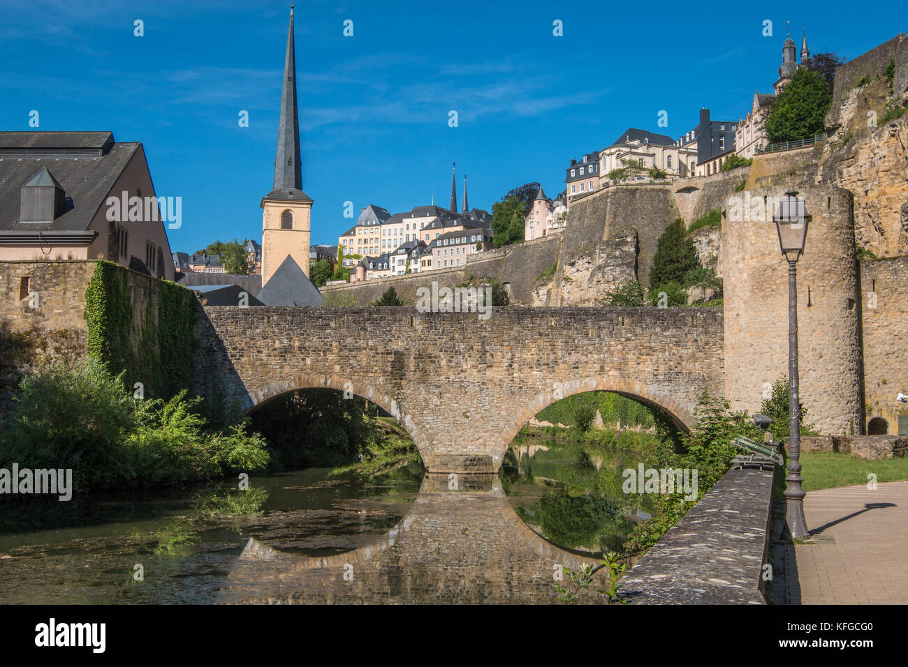Luxembourg city Stock Photo