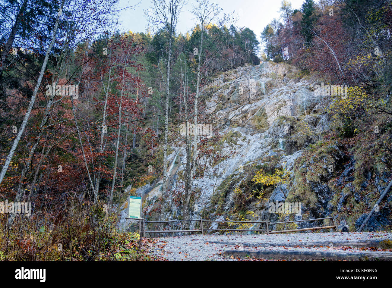 Waterfall Palenk, Logar valley Alps Slovenia, Logarska dolina Stock Photo