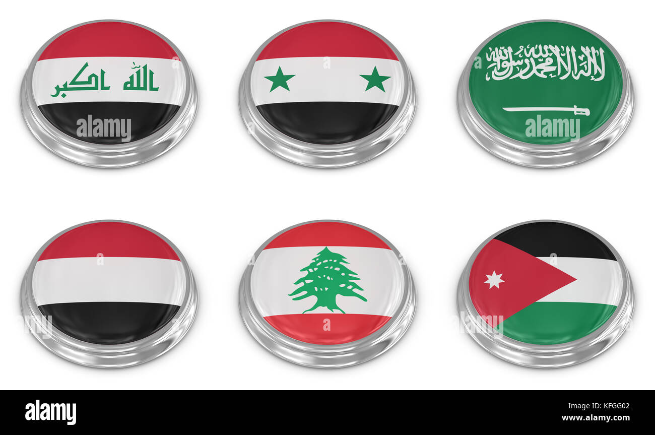Nation flag icon set , computer generated image. 3d render Stock Photo ...