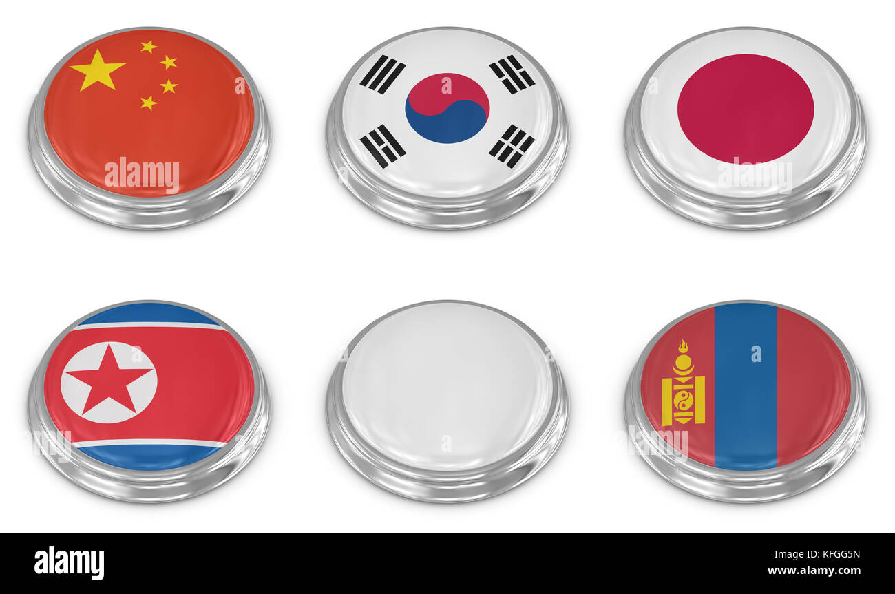 Nation flag icon set , computer generated image. 3d render Stock Photo ...
