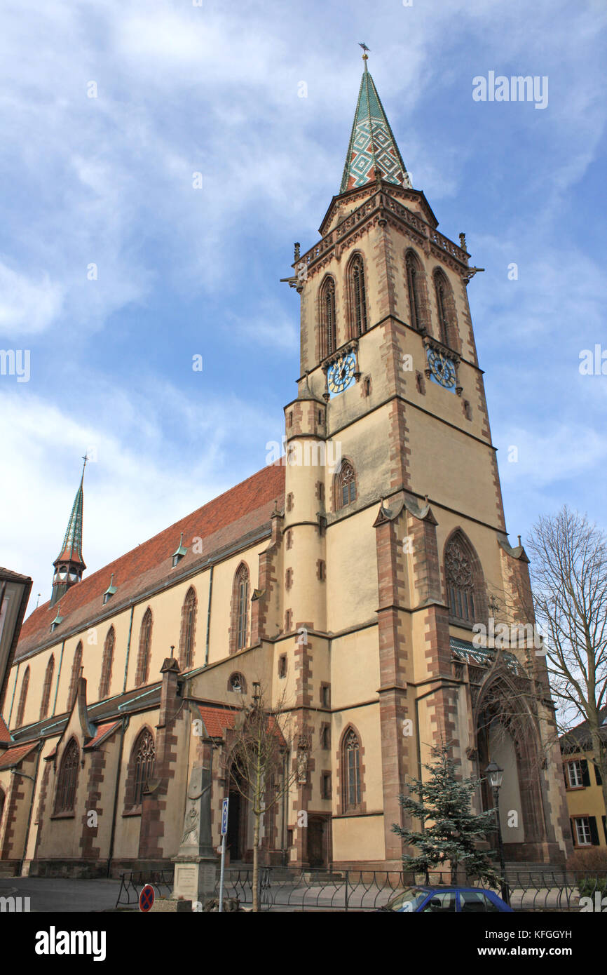 Katholische Kirche St. Martin in Sinzeim, Oberrheinische Tiefebene, Schwarzwald Stock Photo