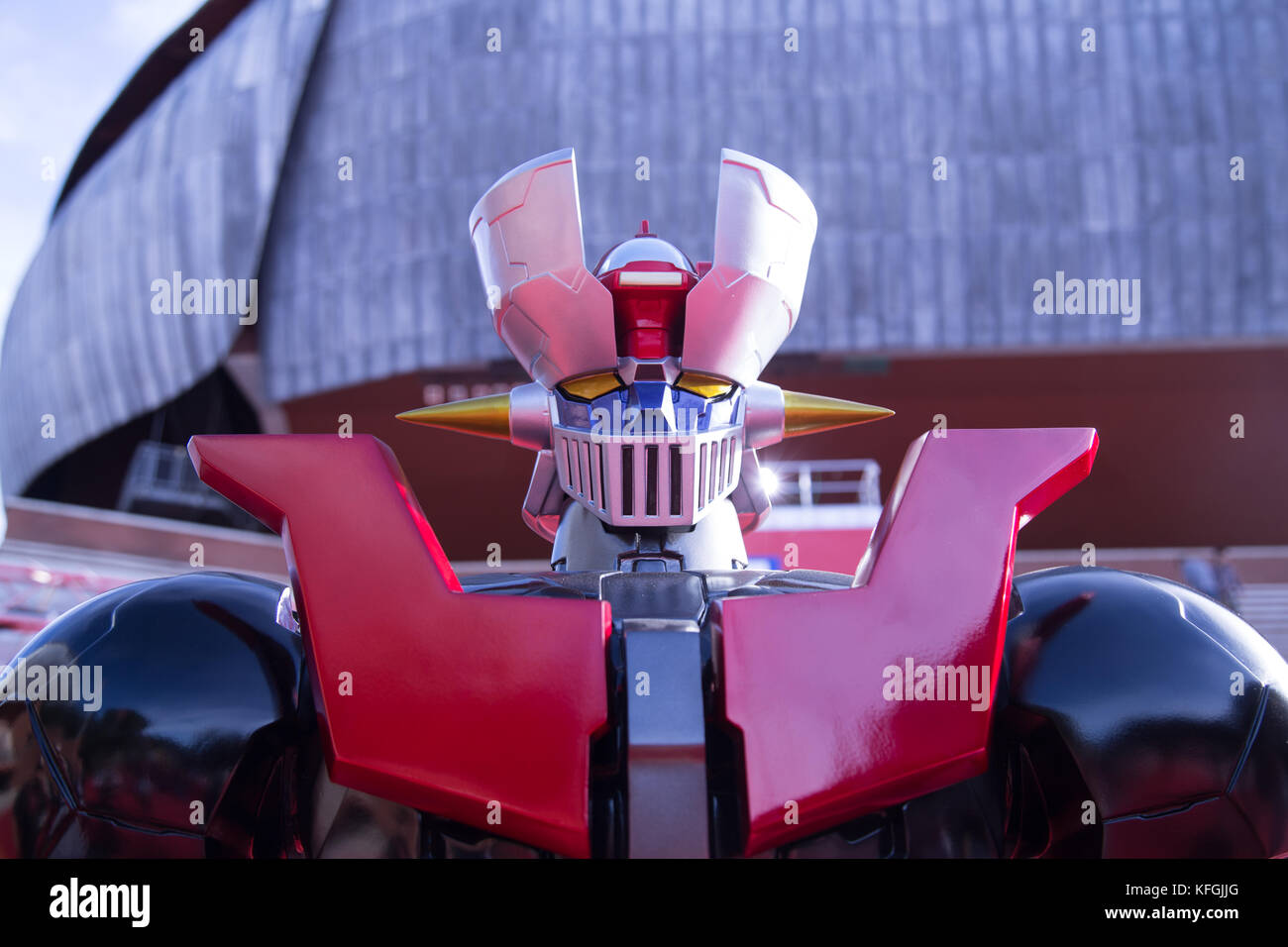 Rome, Italy. 28th Oct, 2017. Red Carpet dedicated to manga Mazinger Z during the third day of the Rome Film Fest Credit: Matteo Nardone/Pacific Press/Alamy Live News Stock Photo