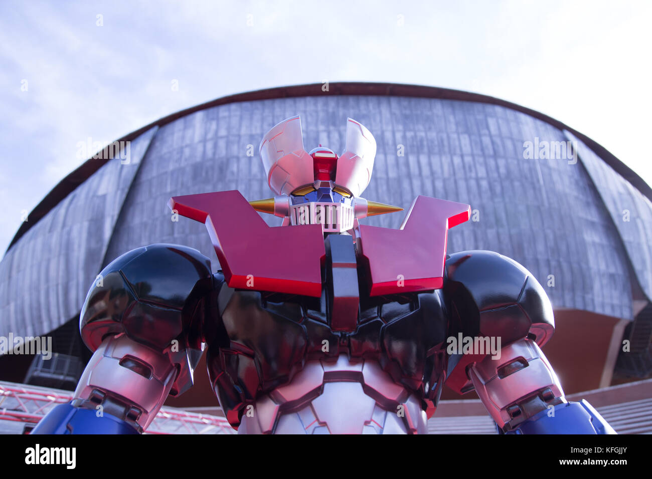 Rome, Italy. 28th Oct, 2017. Red Carpet dedicated to manga Mazinger Z during the third day of the Rome Film Fest Credit: Matteo Nardone/Pacific Press/Alamy Live News Stock Photo