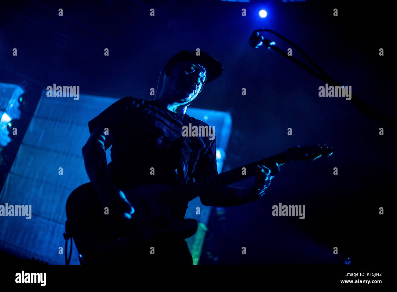 Milano, Italy. 27th Oct, 2017. Mogwai performs live at Fabrique, Milano. Credit: Mairo Cinquetti/Pacific Press/Alamy Live News Stock Photo