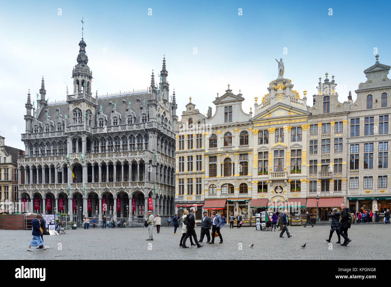 Grand Place, landmark of Brussels City in Belgium Stock Photo Alamy