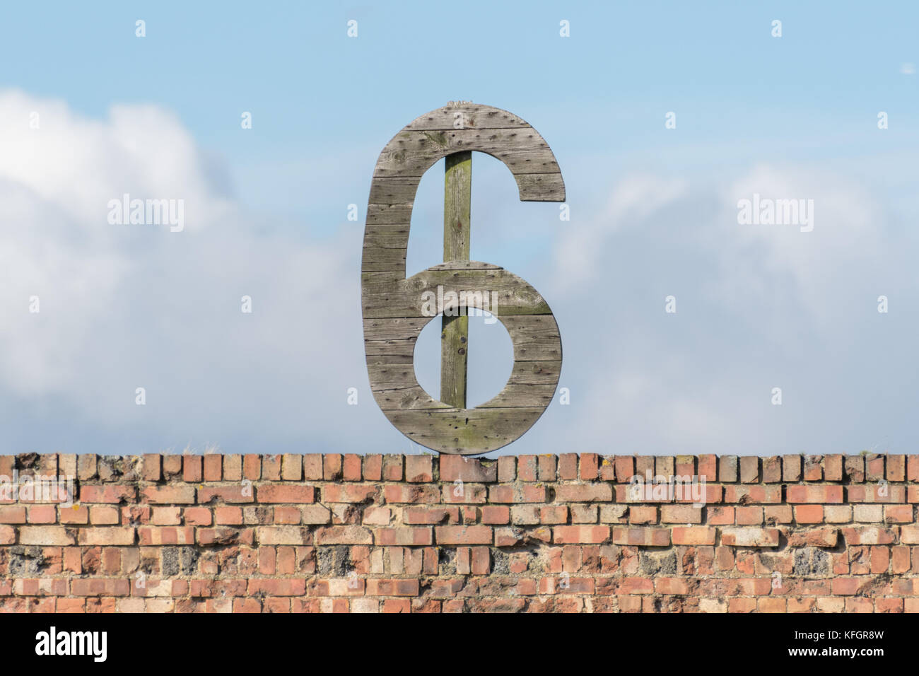 Rifle Range targets at Rainham Marshes RSPB Nature Reserve Stock Photo