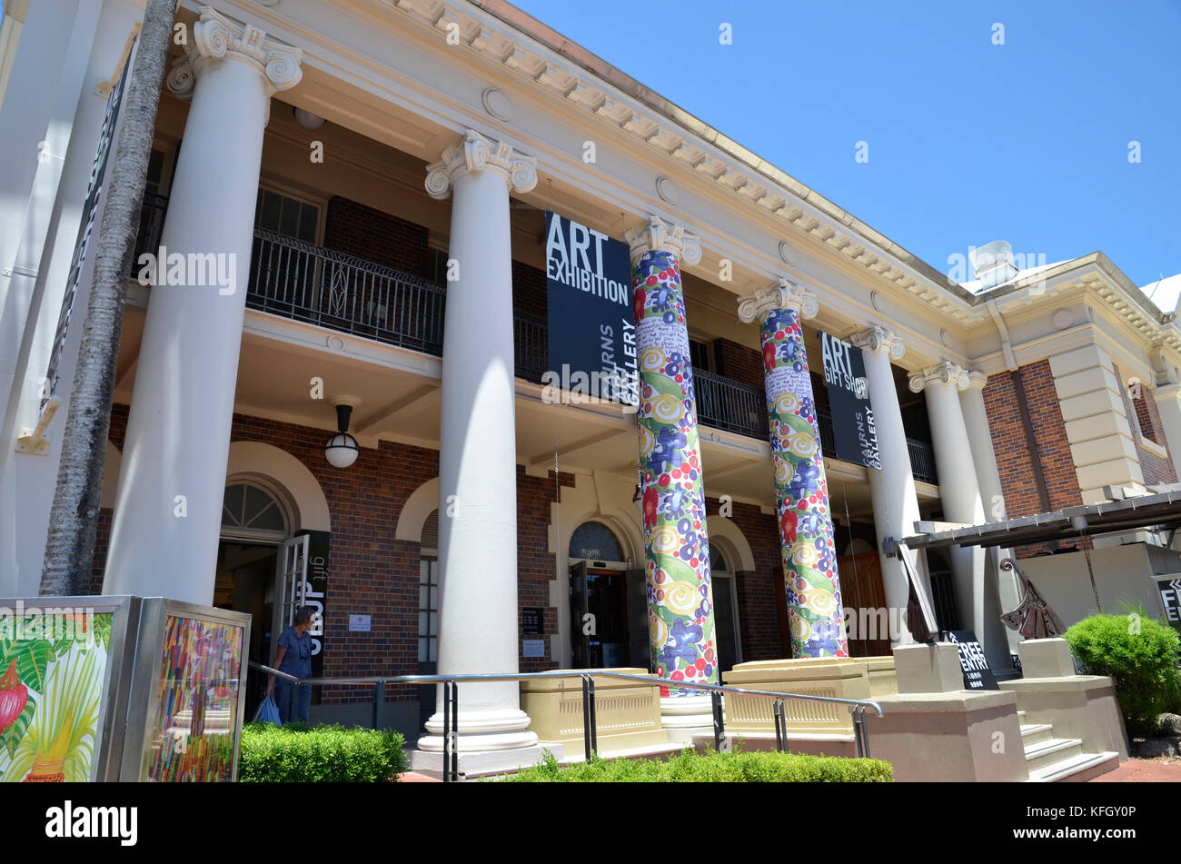 The Art Gallery in Cairns, Queensland, Australia. Stock Photo
