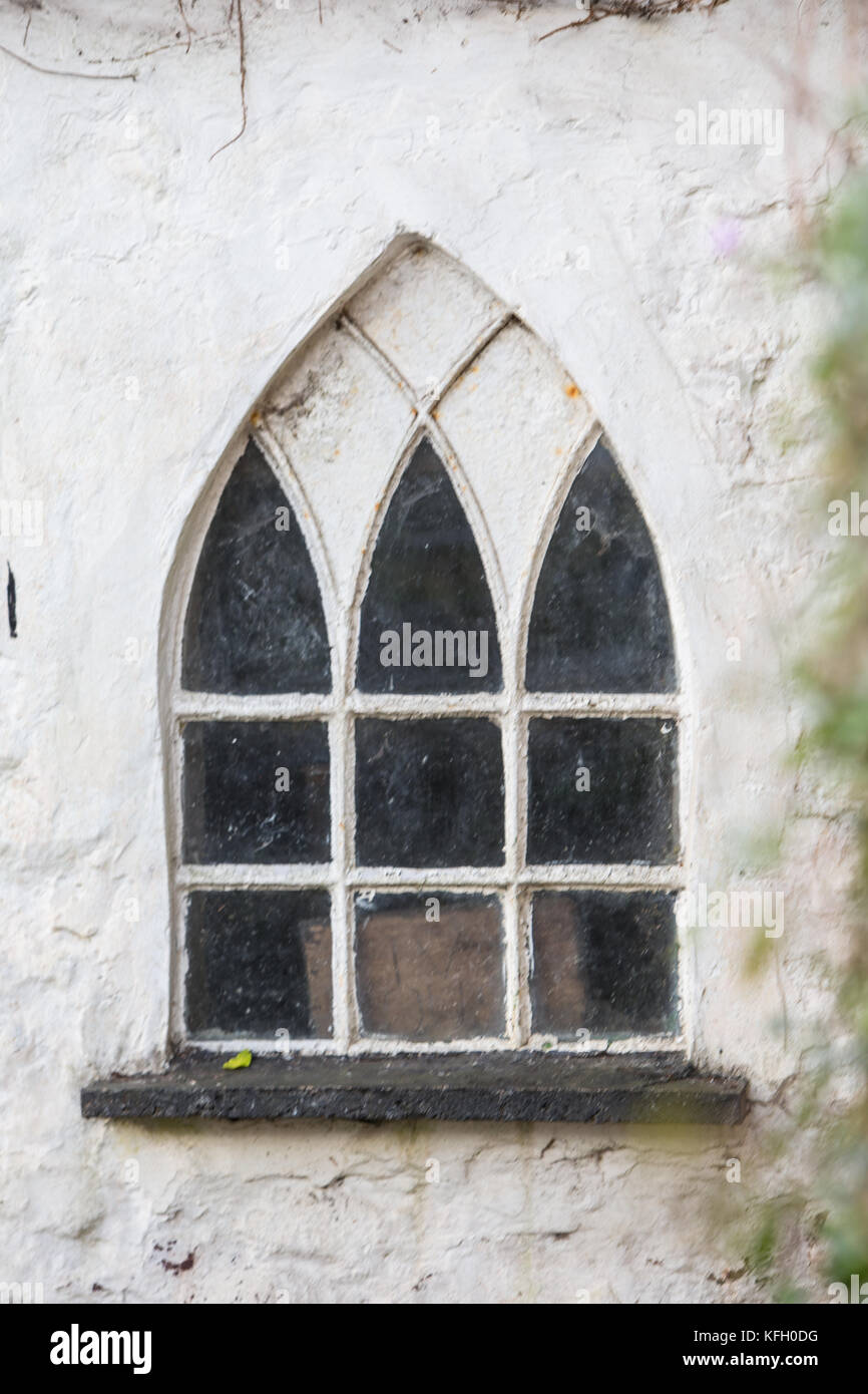 Old window in a derelict house Stock Photo - Alamy