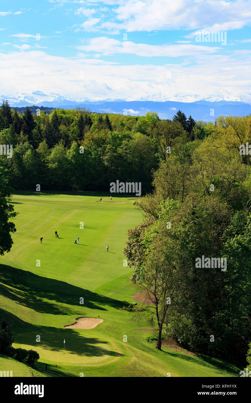 Golf Course, Dolder Grand Hotel, Zurich, Switzerland Stock Photo - Alamy