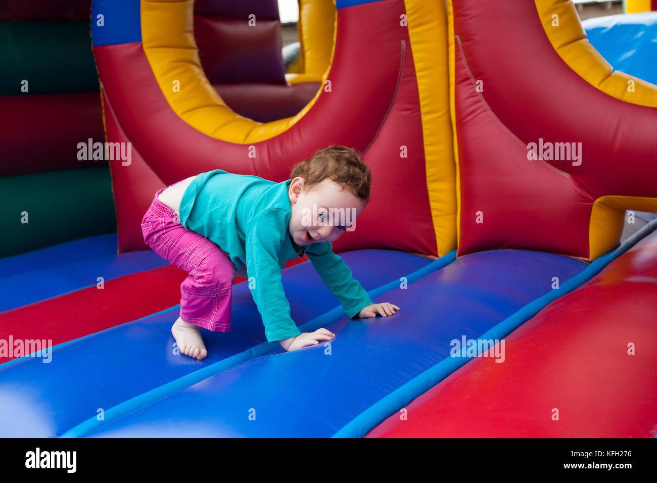 Girl bouncing on trampoline hi-res stock photography and images - Page 3 -  Alamy