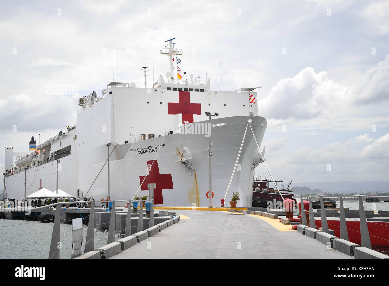 The Military Sealift Command Hospital Ship Usns Comfort T Ah 20