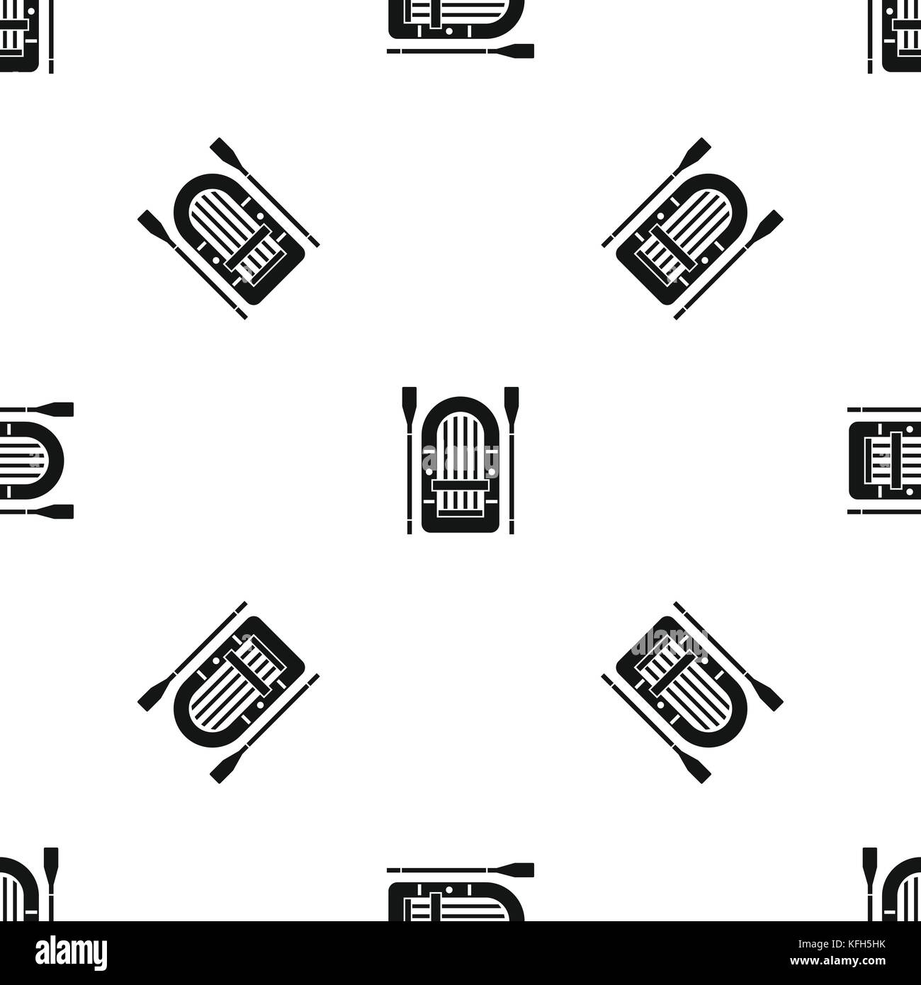 Paddle Pattern Vector Boat with paddles pattern seamless black Stock Vector Image & Art - Alamy