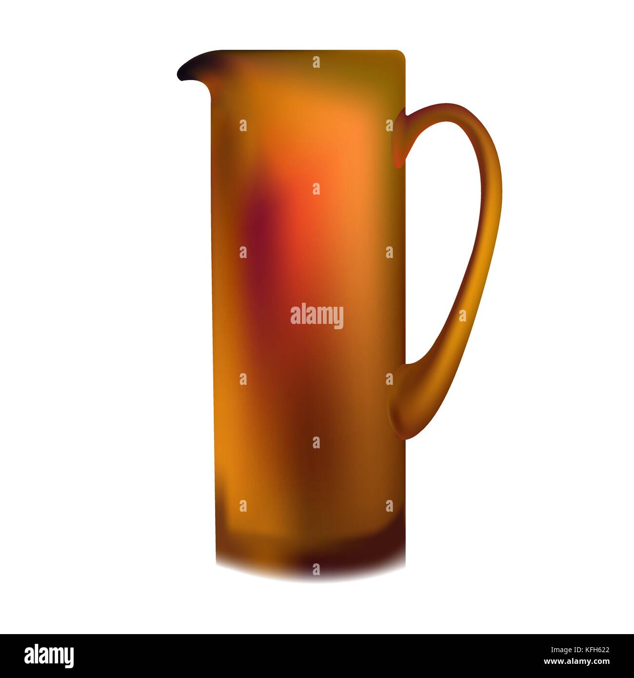 High transparent glass jug for juice Stock Vector Image & Art Alamy