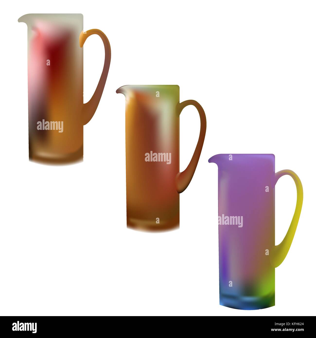 High transparent glass jug for juice Stock Vector Image & Art Alamy