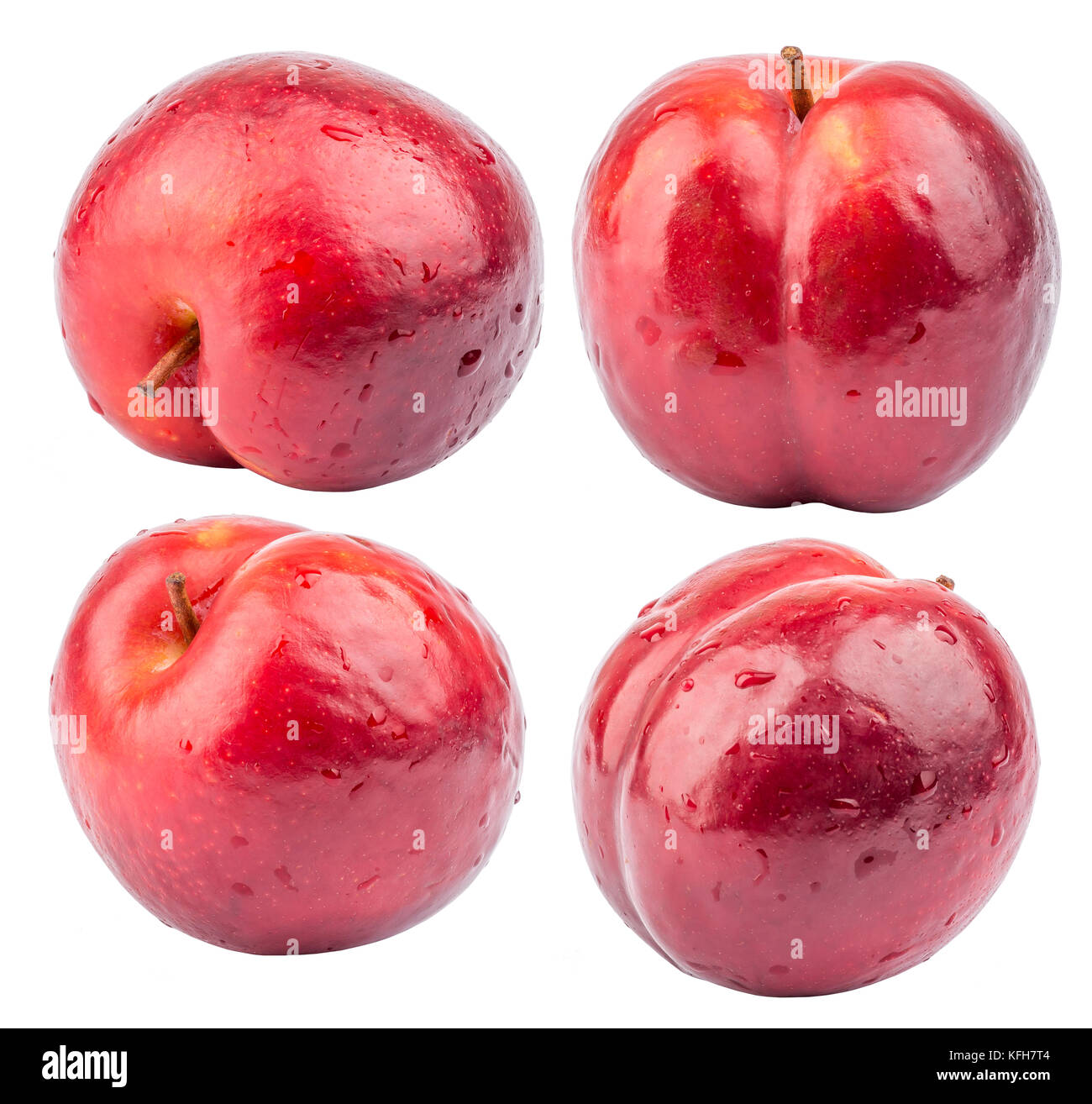 Nectarine fruit isolated Stock Photo Alamy