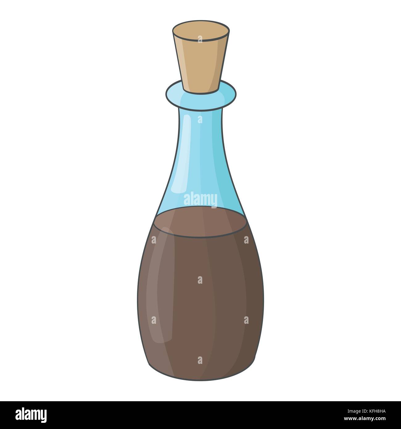 Soy sauce bottle icon, cartoon style Stock Vector Image & Art Alamy