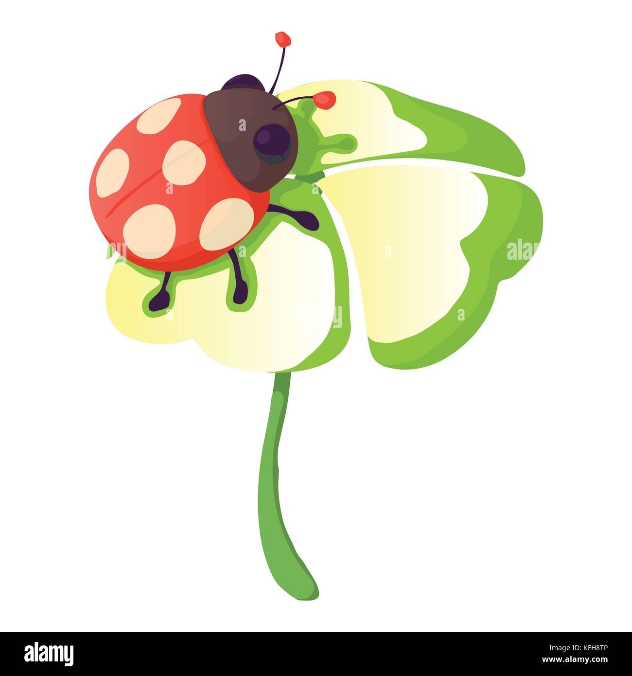 Ladybug icon, cartoon style Stock Vector Image & Art - Alamy
