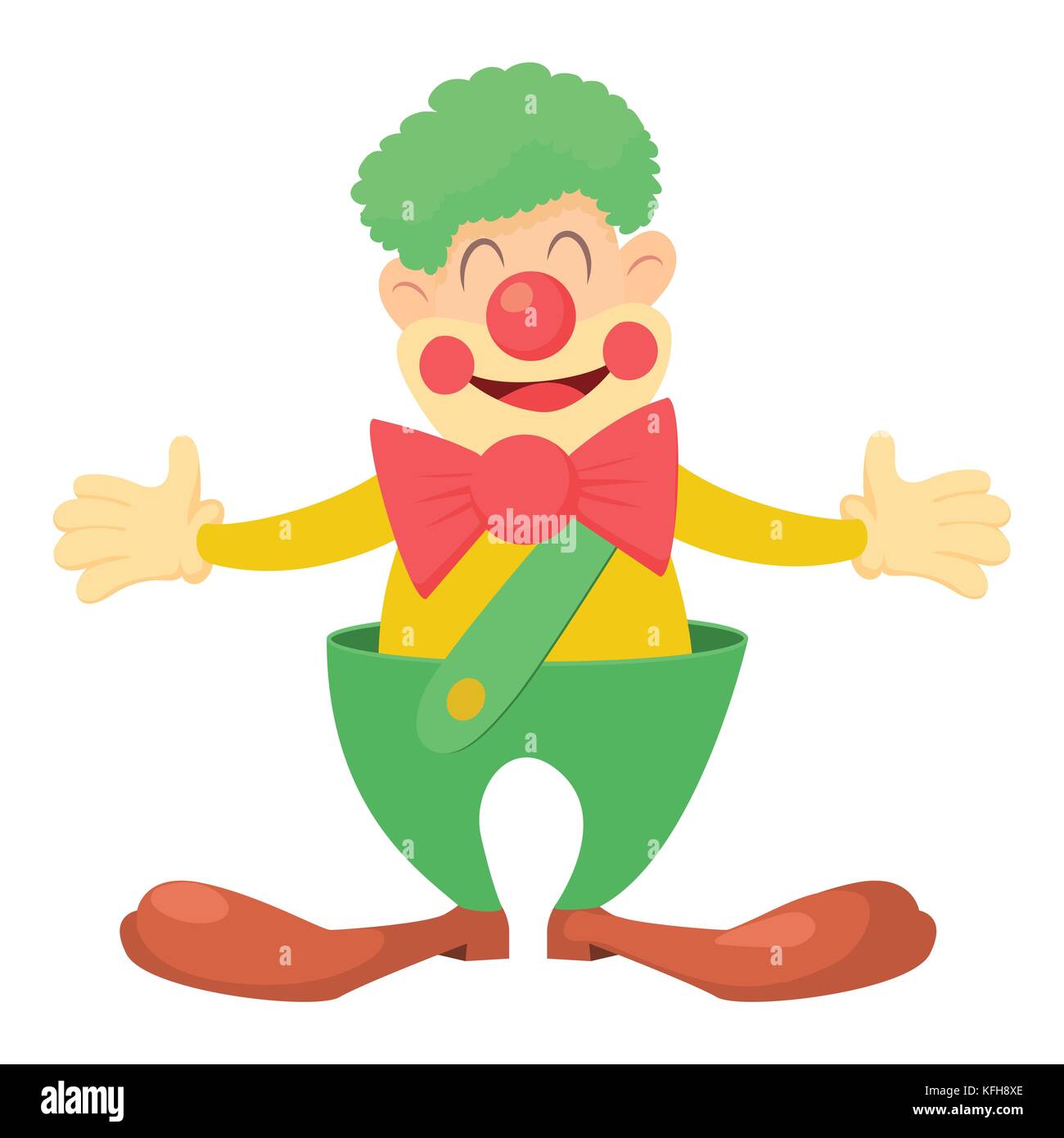 Clown icon, cartoon style Stock Vector Image & Art - Alamy