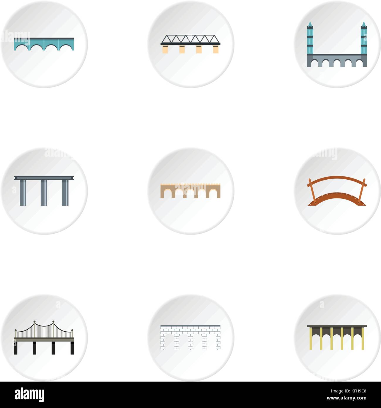 Types of bridges illustration hi-res stock photography and images - Alamy