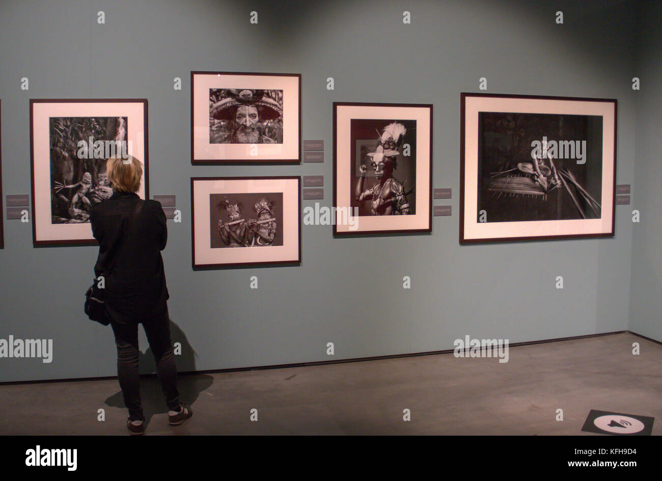 visitors at exposition 'genesis' of photographer Salgado in Rotterdam ...