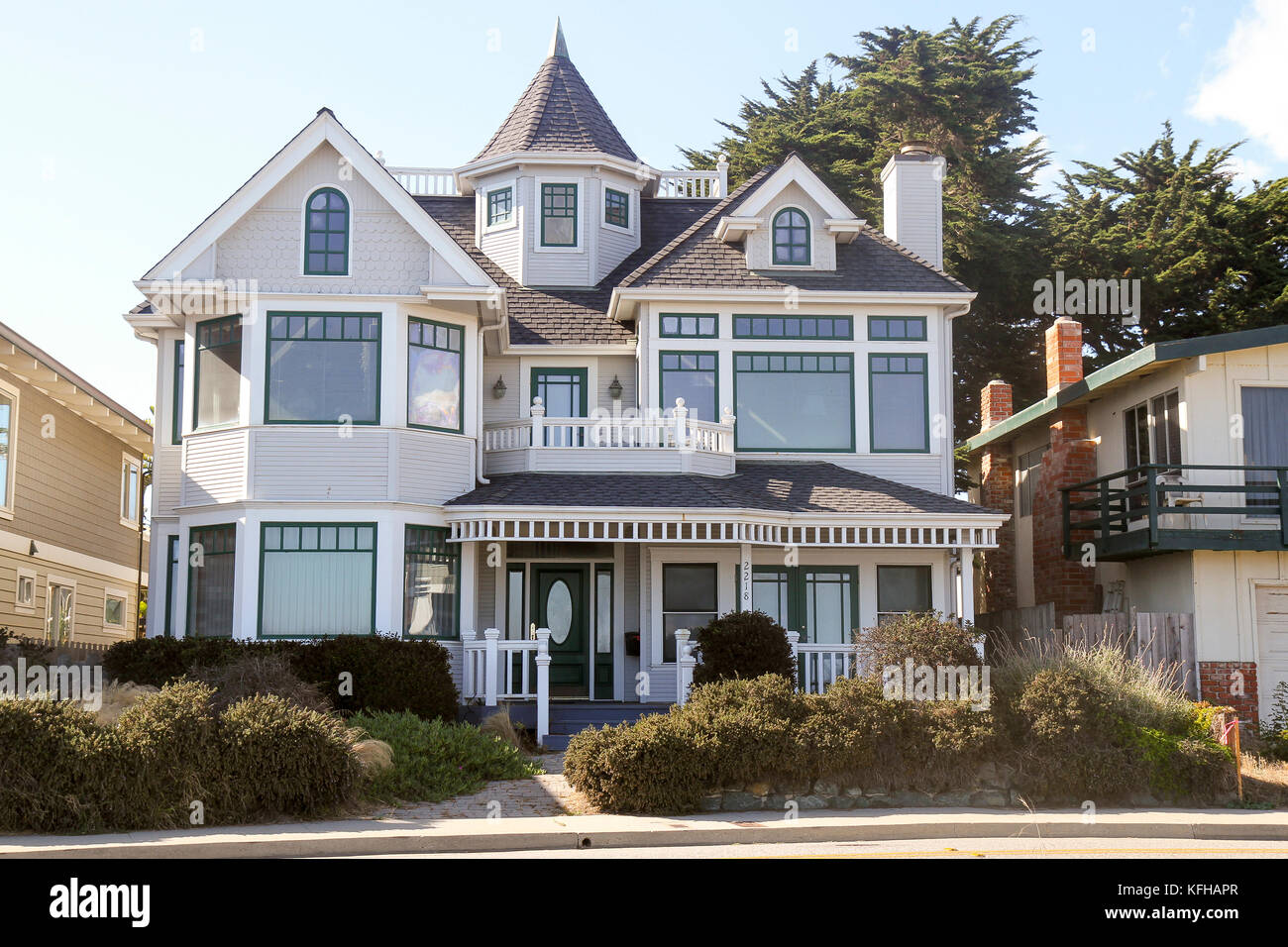 A home in Santa Cruz, California, United States Stock Photo