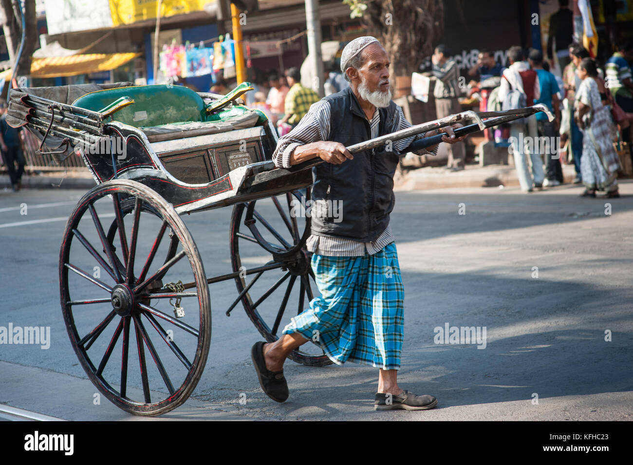 Pulling rickshaw hires stock photography and images Alamy