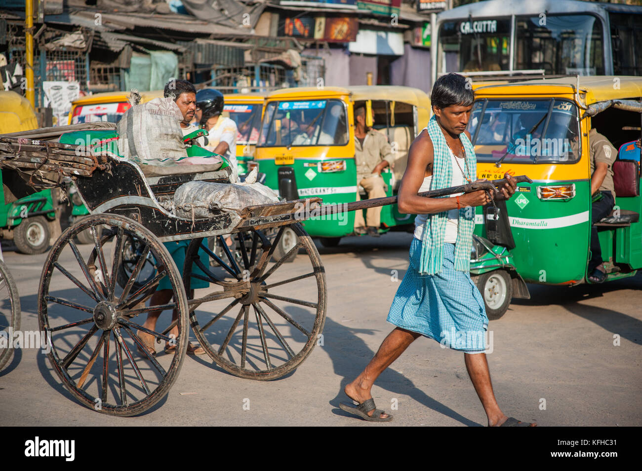 Pulling rickshaw hires stock photography and images Alamy