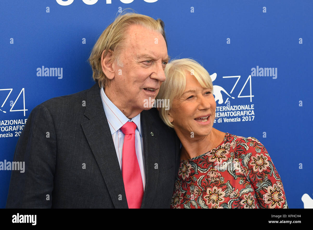 Donald Sutherland And Helen Mirren Attend The Photocall For The Leisure Seeker During The 74th 