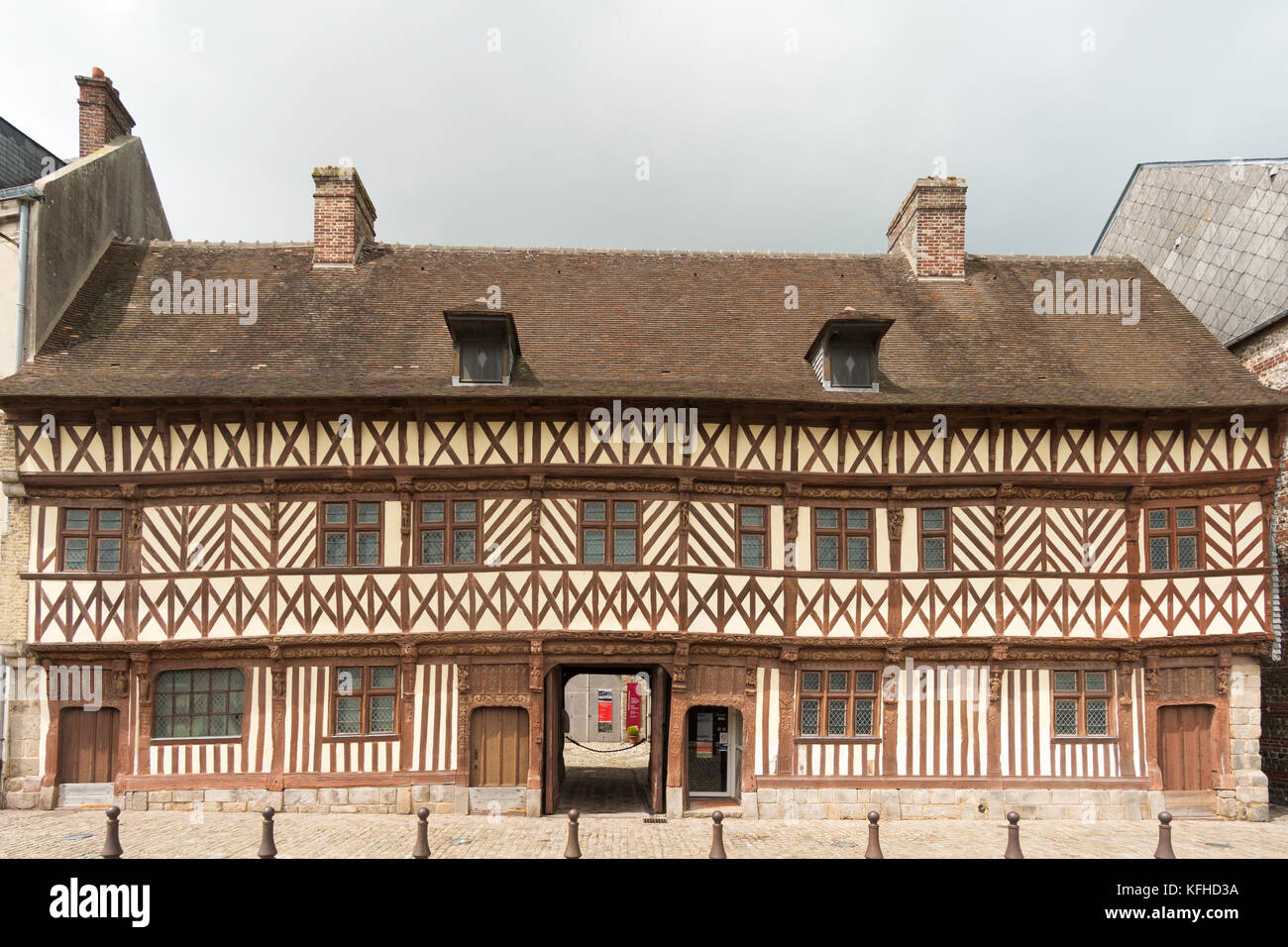 The museum in the house of Henry IV, Saint Valery en Caux, Normandy, France, Europe Stock Photo