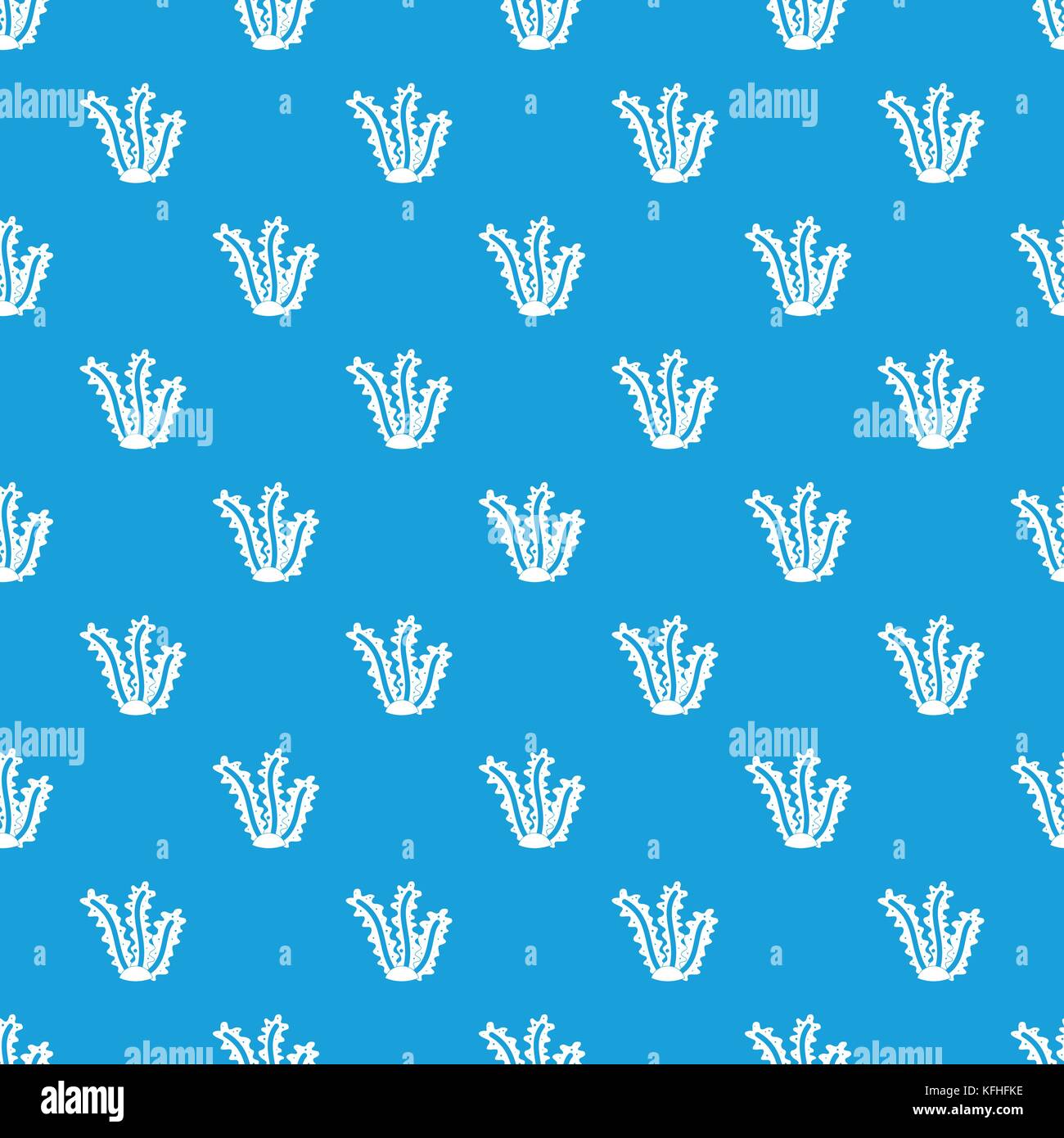Seaweed pattern seamless blue Stock Vector Image & Art - Alamy