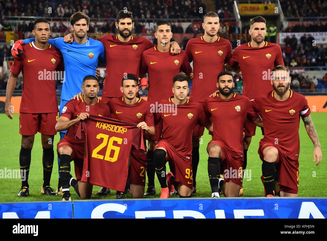 Il logo della squadra di calcio italiano come Roma Foto stock - Alamy