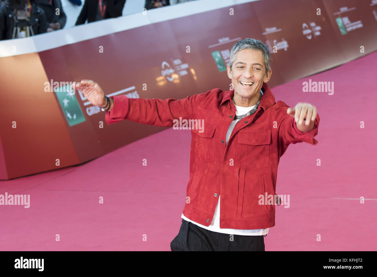 Rome, Italy. 29th Oct, 2017. Rosario Fiorello attending the red carpet during the 12th Rome Film Festival Credit: Silvia Gerbino/Alamy Live News Stock Photo