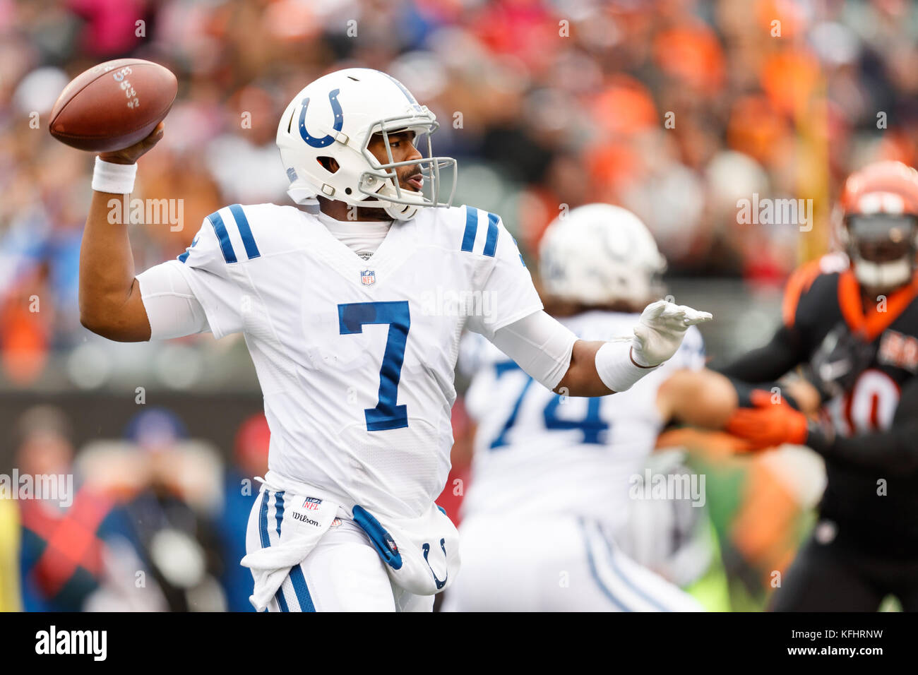 October 29th, 2017 Indianapolis Colts quarterback Jacoby Brissett (7