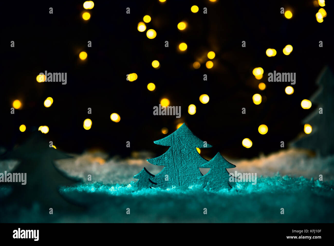 Wooden christmas tree spotlight Clearance