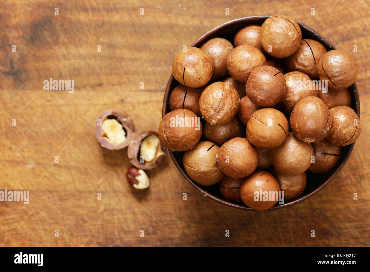 natural macadamia nuts in shell Stock Photo Alamy