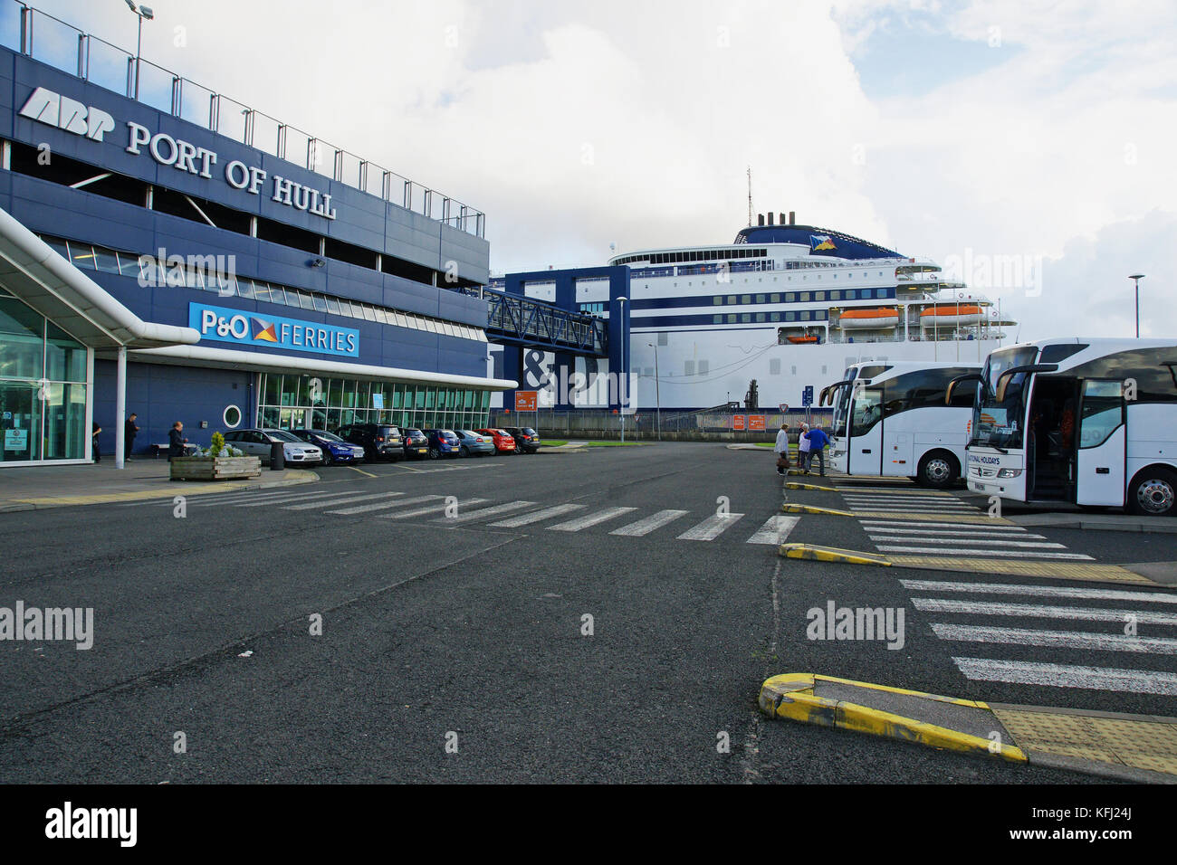North Sea Ferry Terminal Stock Photos North Sea Ferry Terminal