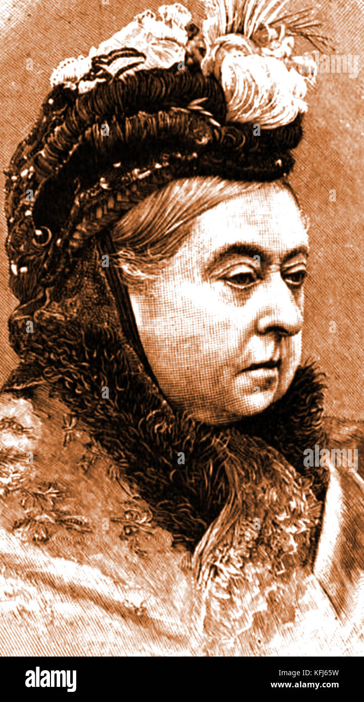 HISTORY OF TOBACCO A portrait of Queen Victoria of England who banned